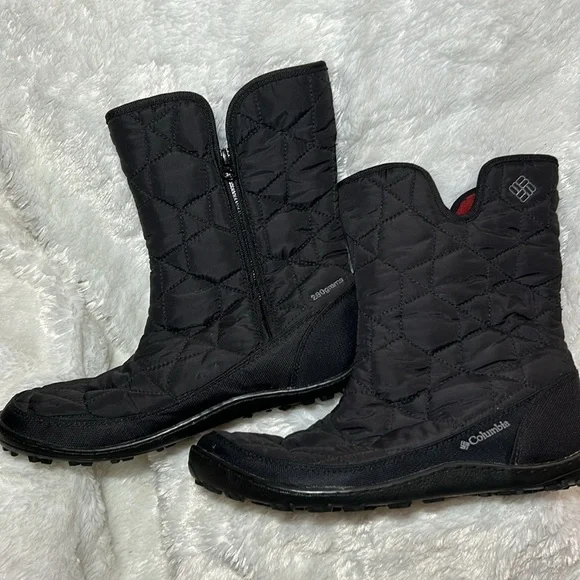 Columbia Black Quilted Snow Boots - Picture 5 of 8